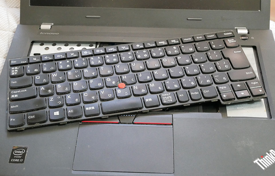 lenovo ThinkPad E450 で Fan Error. と出るようになったので掃除してみた